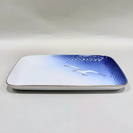 Uppläggningsfat, 21x13cm, Blå Måsen, Bing & Gröndahl, nr 363