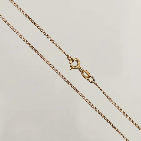 Kedja pansar, längd 49cm, bredd 1,1mm, 18K Vikt: 2,6 g
