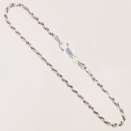 Armband Cordell, länkar saknas, längd: 19cm, bredd: 2,0mm, silver 925/1000 Vikt: 3,5 g