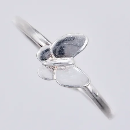 Ring fjäril, stl. 16¾, bredd: ca 1-8mm, silver, 925/1000 Vikt: 1,3 g