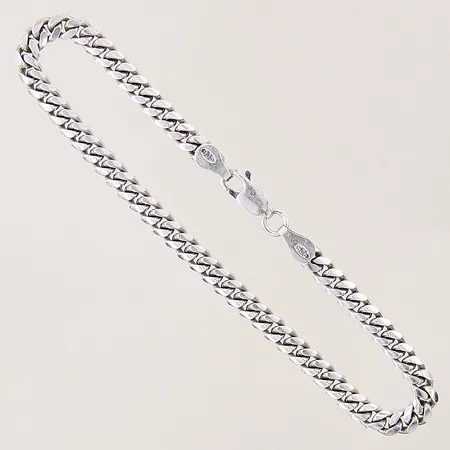 Armband Pansar, längd: 18cm, bredd: 4,1mm, GHA, silver 925/1000 Vikt: 7,5 g