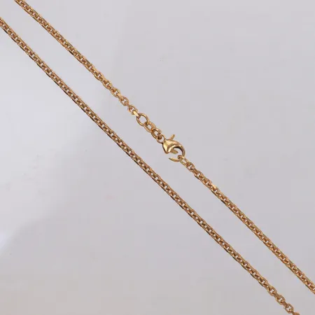 Kedja, Ankar, längd 46cm, defekt lås, 18K Vikt: 13,4 g