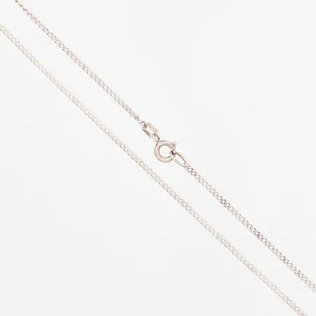 Kedja Pansar, 47cm, bredd: 2mm, silver 835/1000 Vikt: 3,4 g