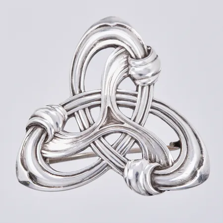 Brosch Ø 32mm 830/1000 silver Vikt: 7,3 g