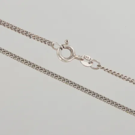 Halskedja pansar, längd 38 cm, bredd 1,9 mm, förgyllt silver 925/1000 Vikt: 3,9 g