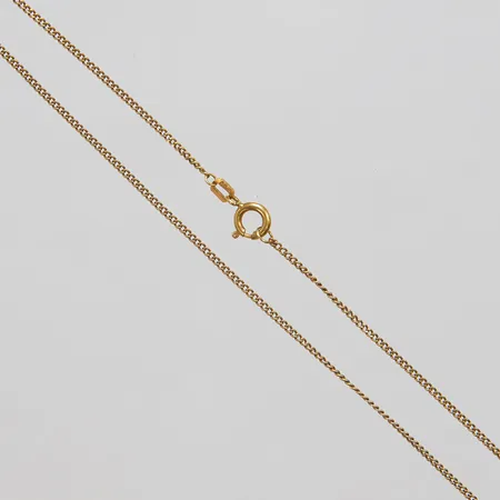 Kedja, Pansar, längd ca 40cm, bredd 1,5mm, 18K Vikt: 2,6 g