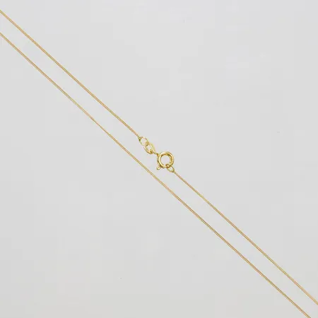 Kedja, Pansar, längd ca 42cm, bredd 0,8mm, 9K Vikt: 1 g