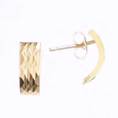 Ett par örhängen, ca 10x4mm, 18K Vikt: 0,8 g