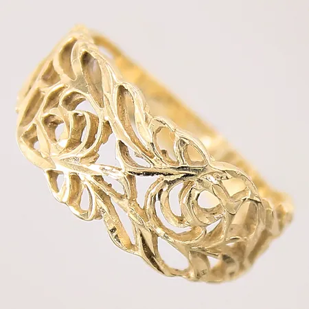 Ring, skev, 14K Vikt: 3,9 g