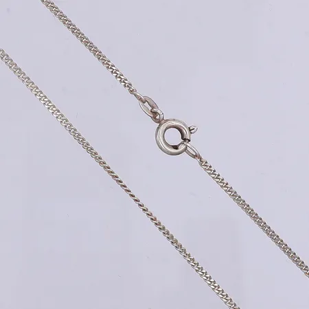 Kedja Pansar, 43cm, bredd 1,4mm, 835/1000 silver Vikt: 2,4 g
