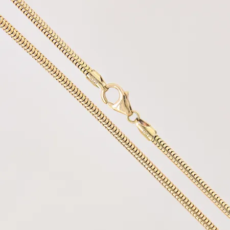 Kedja Ormlänk, längd: 43cm, bredd: 2,4mm ,18K Vikt: 15,4 g