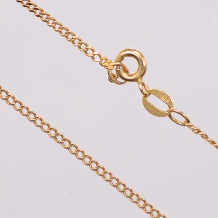 Kedja Pansar, längd 54cm, bredd 1,6mm, 18K Vikt: 4,1 g