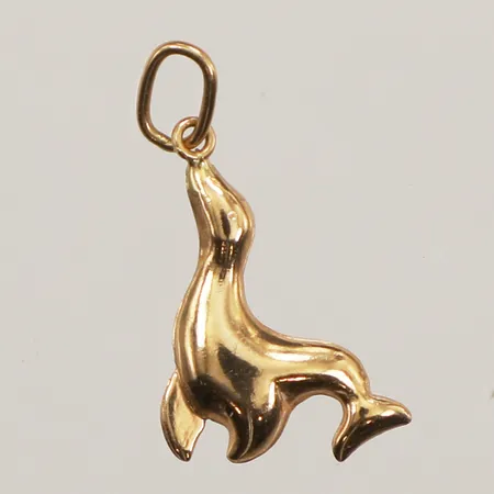 Hänge säl, längd 19mm, bredd 10,9mm, 18K Vikt: 0,2 g