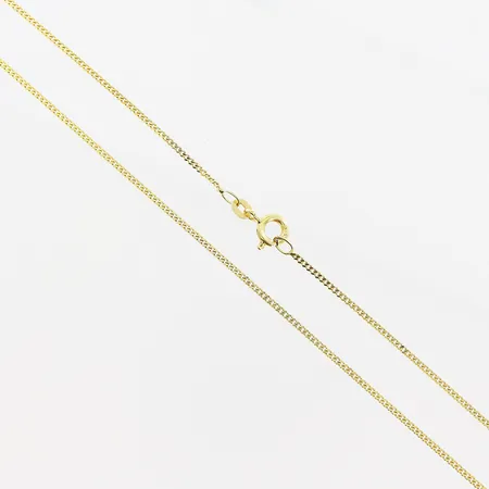 Kedja, Pansar, 50,5cm, bredd 1,5mm, 14K.  Vikt: 3,2 g