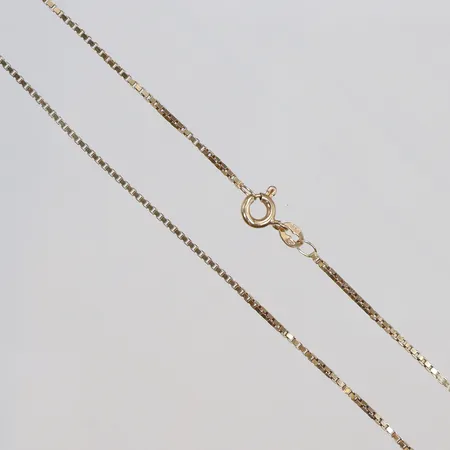 Kedja Venezia 45 cm bredd 1mm 18K Vikt: 4 g