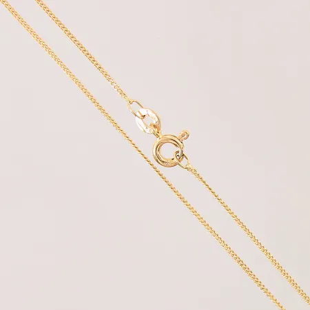 Kedja Pansar, längd: 38cm, bredd: 1mm, 18K Vikt: 1,8 g