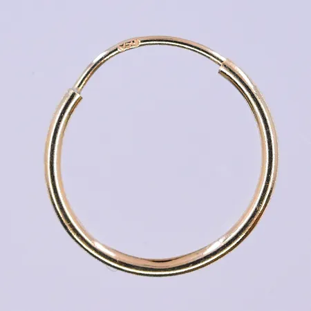 Ett separat örhänge, Ø10 mm, 18K. Vikt: 0,1 g