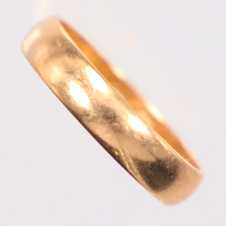 Ring, Ø18½, gravyr, 18K Vikt: 4 g