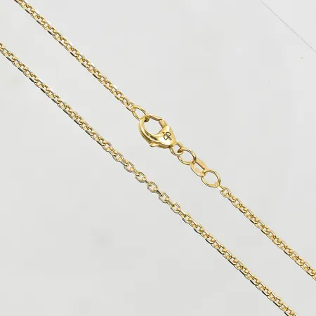 Kedja Ankar, längd 52½ cm, bredd 2 mm, 18K. Vikt: 9,1 g