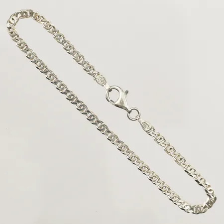 Armband, längd 19cm, bredd 3mm, silver 925/1000 Vikt: 4,4 g