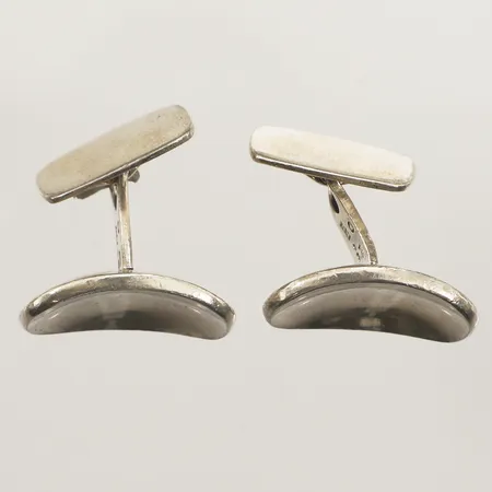 Ett par manschettknappar, bredd 22,3mm, Silversmeden Rey Urban, år 1964, silver Vikt: 16,2 g