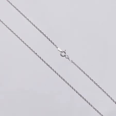 Kedja längd ca 60cm, bredd ca 1mm, 925/1000 silver Vikt: 3,6 g
