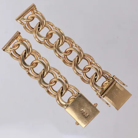 Urarmband, Bismarck, bredd 16,5mm, 18K Vikt: 67,3 g