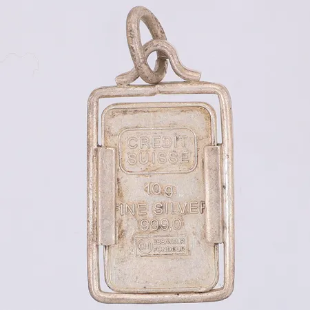 Hänge med tacka, 40mm, 925-999/1000 silver Vikt: 16,2 g