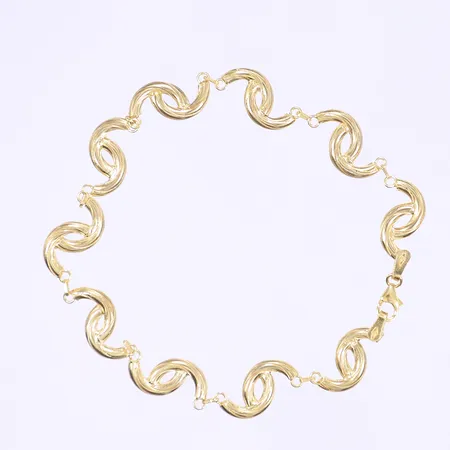 Armband, 18,5cm, bredd 8mm, 18K Vikt: 11,1 g