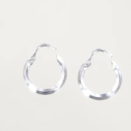 Ett par örhängen, diam 1 cm, 18K Vikt: 1,2 g