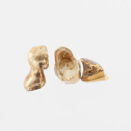 Tandguld orensat. Vikt: 4,8 g