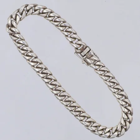 Armband, Pansar, 17,8cm, bredd 6mm, 925/1000 silver Vikt: 17,7 g