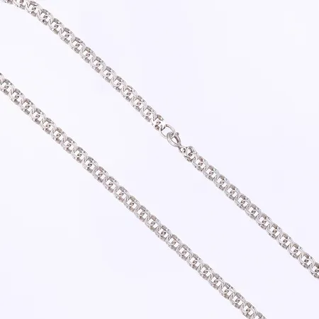 Halskedja Bismarck, längd 44cm, bredd 5mm, silver, 925/1000 Vikt: 10,7 g