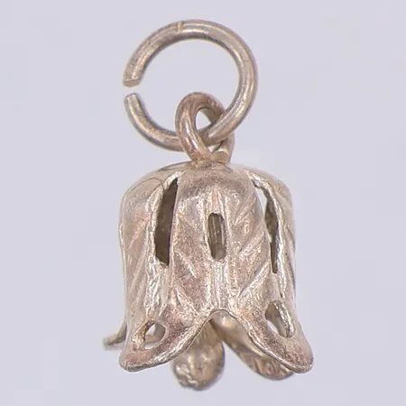Hänge blåklocka, 15mm, saknar stämplar, silver Vikt: 1 g