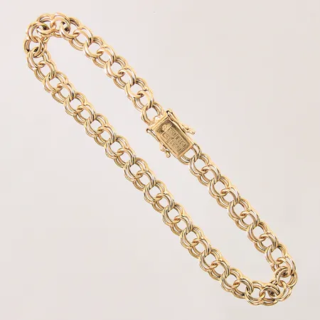 Armband Bismarck, längd: 19cm, bredd: 6,5mm, 18K Vikt: 12,5 g