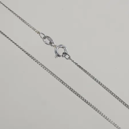 Halskedja pansar, längd 39,5 cm, silver 925/1000 Vikt: 2,3 g