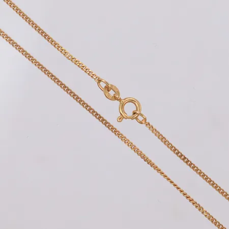 Kedja, Pansar, längd 42,5cm, bredd 1,4mm, 18K Vikt: 3,8 g