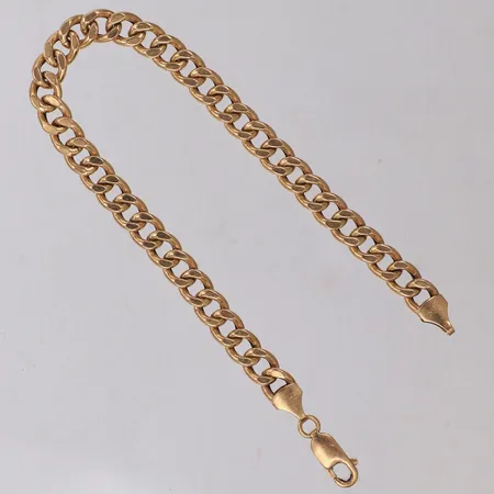 Armband Pansar, längd 21,5cm, bredd 7mm, Guldfynd, repor, 18K Vikt: 11 g