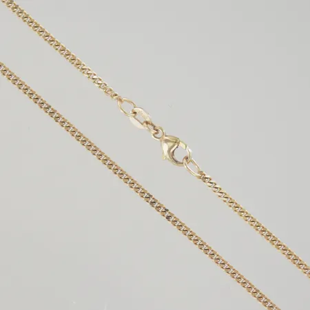 Halskedja pansar, längd 41,5 cm, bredd 1,8 mm, 18K Vikt: 6 g