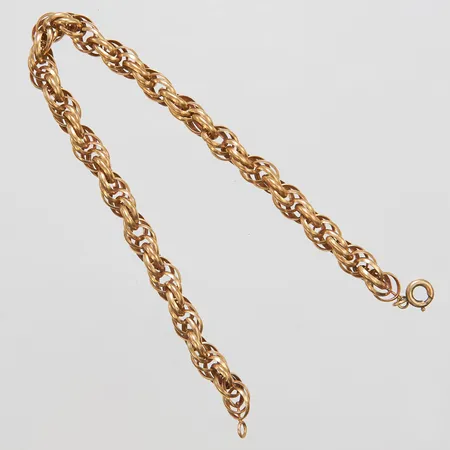 Armband, Cordell-liknande, längd 21mm, bredd 5,9mm, 14K Vikt: 8,2 g