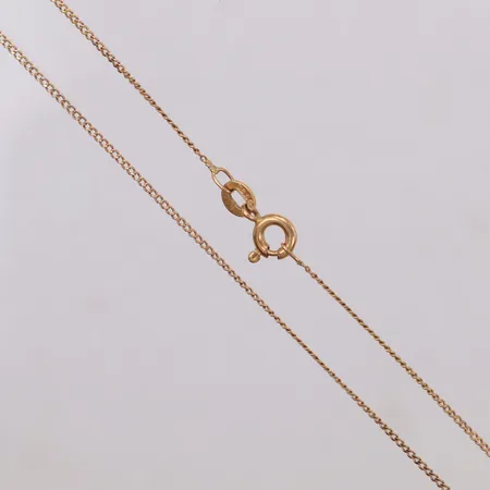 Kedja Pansar, längd 43cm, bredd 1mm, 18K Vikt: 1,7 g