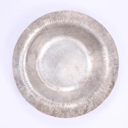 Skål, Alrik Eriksson, hamrad dekor, höjd 2,5, diameter 17cm, silver 925/1000 Vikt: 234,9 g