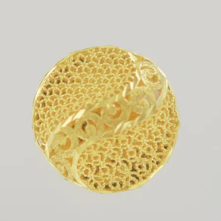 Ring justerbar, bredd 19,7 mm, 21K Vikt: 3,8 g