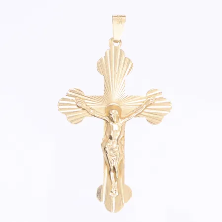 Hänge, Krucifix, 52x30mm, 14K  Vikt: 3,7 g