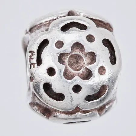 Berlock Pandora Ø ca 8x10mm, silver 925/1000 Vikt: 4 g