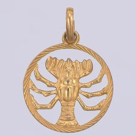 Hänge, kräftan, 22mm, 8K Vikt: 0,9 g