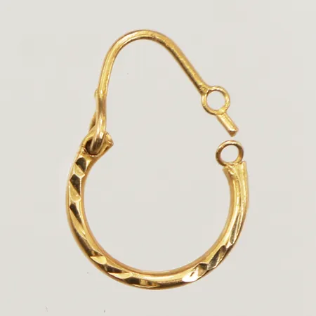 Udda örhänge, defekt, 18K Vikt: 0,4 g