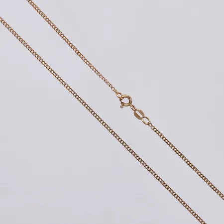 Kedja Pansar, längd ca 51cm, bredd ca 1mm, 18K Vikt: 4,2 g