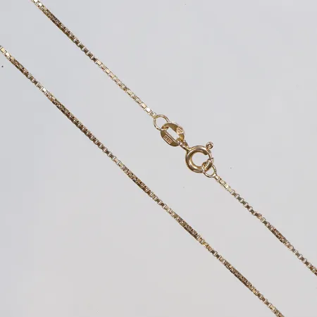 Kedja Venezia 43cm bredd 1mm, 18K Vikt: 2,9 g