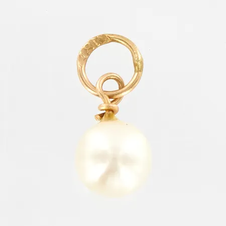 Hänge med odlad pärla, 11mm inklusive ögla, 18K Vikt: 0,4 g